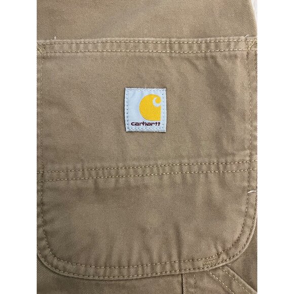 Carhartt Mens Relaxed Fit Twill Utility Work Pants 34x30 Durable Cotton Khaki Wi - Picture 6 of 11
